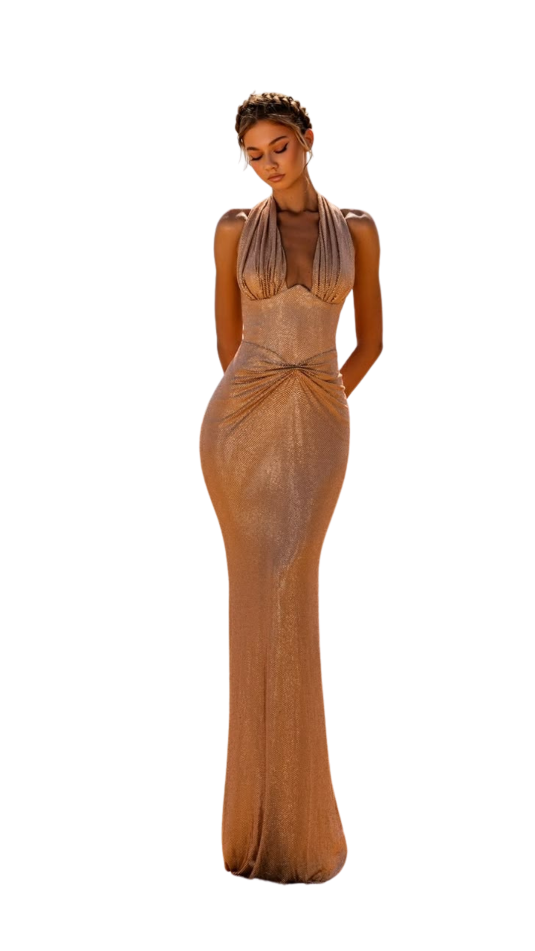 Golden Aura Gown